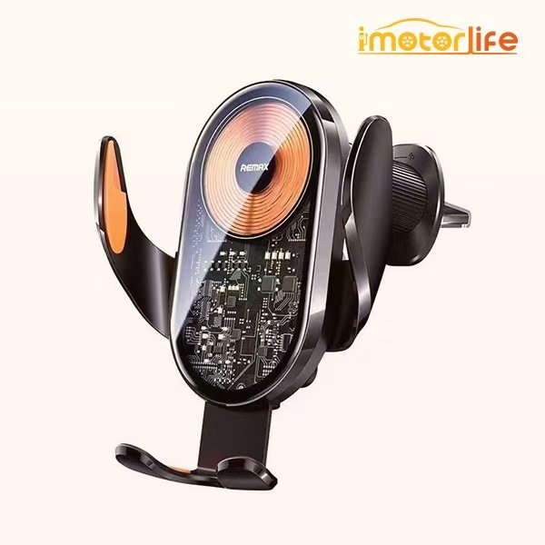 Wireless Charging Car Mount 15W Qi Fast Charging & 360° Rotation