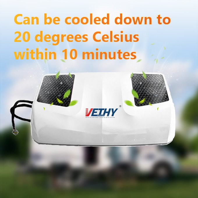 VETHY VS02-pro 12v/24v parking air conditioner, with twin-rotor compressor and 410 refrigerant - Image 2