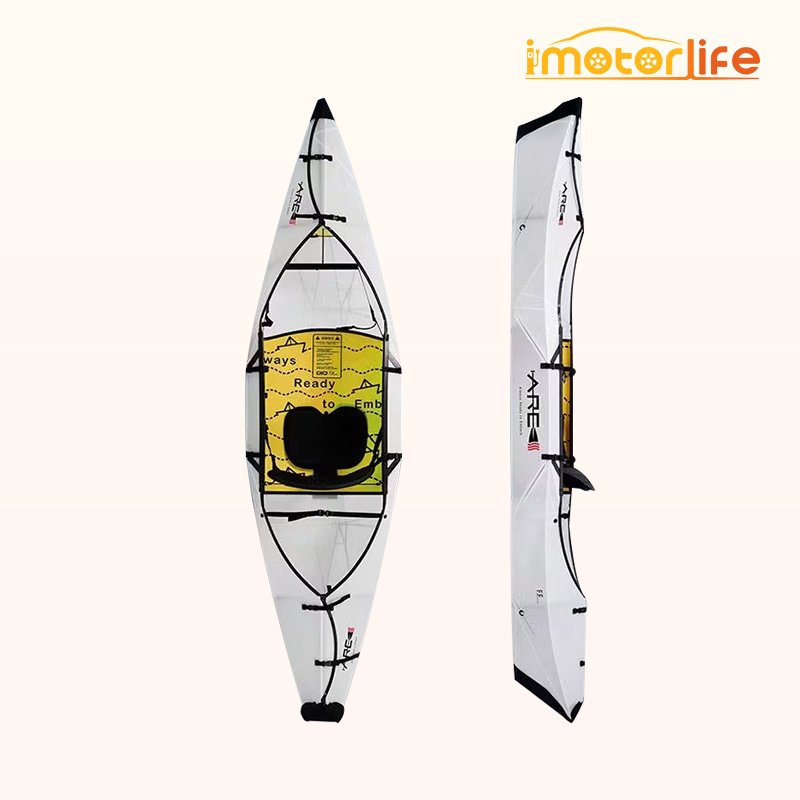 Flying Fish Portable Folding Kayak | Lightweight Origami Design, Durable Composite Material for All Waters